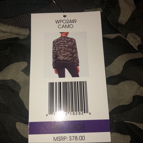 NWT Beachlunchlounge by Anthropologie camo Jacket - Picture 6 of 6